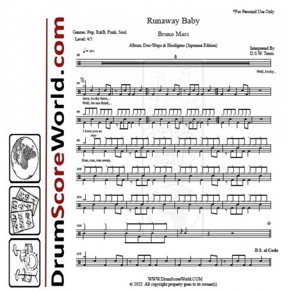 Bruno Mars - Runaway Baby (2 Versions)